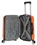 Rockland London Hardside Spinner Wheel Luggage, Orange, Carry-On 20-Inch