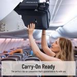 GHSY 20" Ride-On Smart Luggage, Electric Carry-On Suitcase with Removable Battery, 13km Range, 150kg Load, 200W Motor for Adults & Teens (Airline Compliant)