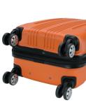 Rockland London Hardside Spinner Wheel Luggage, Orange, Carry-On 20-Inch