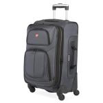 SwissGear Sion Softside Expandable Luggage, Dark Grey, Carry-On 21-Inch