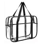 ONEGenug Clear Toiletry Bag Thick Transparent Cosmetic Bag Waterproof Makeup Artist Large Bag Diaper Case Luggage Organizer Storage Easy Clean Large
