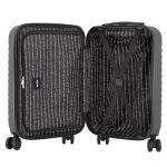 kensie 20" Graceful Hardside Carry-On Luggage, Black