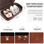 LOVEVOOK Weekender Bag, Large Travel Duffel Bag for Women with 2 Packing Cubes, Carry on Overnight Bag with Shoe Compartment, Mom Hospital Bags for Labor and Delivery