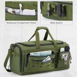 G4Free 3-in-1 Travel Duffle Bag for Men and Women, 50L Large Gym Sports Bags Tactical Military Duffle Backpack with Shoes Compartment and Wet Pocket (Green)