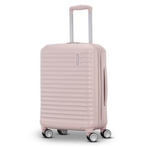 American Tourister Stratum 3.0 Carry-On Spinner, Airline Approved, Durable Hardside Luggage, Expands 1.5", RightHeight™ Adjustable Handle, Pink Blush