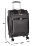 Samsonite Solyte DLX Softside Expandable Luggage with Spinner Wheels, Mineral Grey, Carry-On 20-Inch