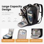LOVEVOOK 50L Travel Backpack for Men, Airline Approved Carry On Luggage with 3 Packing Cubes, TSA Overnight Bags, Waterproof Personal Item Bag, Weekender Essentials Backpacks fits 18" Laptop