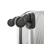 DUKAP INCEPTION Luggage with Spinner Wheels | Durable Lightweight Hardside Suitcase, Travel Bag with Handle and Trolley, 28-Inch Large Checked Luggage | Silver