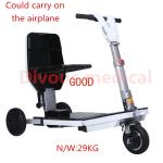 Hot Selling Luggage Remote Trunk Folding Three-wheel electric Wheelchair Mobility Scooter For Disabled,Could Carry On The Plane