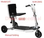 Hot Selling Luggage Remote Trunk Folding Three-wheel electric Wheelchair Mobility Scooter For Disabled,Could Carry On The Plane