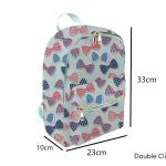 Customed 30PCS Sweet Students Schoolbag Waterproof Casual Travel Rucksack Large Capacity Work Women Backpack Daily Knapsack
