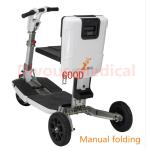 Hot Selling Luggage Remote Trunk Folding Three-wheel electric Wheelchair Mobility Scooter For Disabled,Could Carry On The Plane