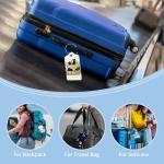 Nyixblyre 2 Pcs Luggage Tag for Suitcases, Black Cat Book Cute PU Leather Suitcase Tag Privacy Cover ID Label with Metal Loop, Personalized Baggage Identifier for Women Cruise Bag Travel Essentials