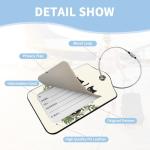 Nyixblyre 2 Pcs Luggage Tag for Suitcases, Black Cat Book Cute PU Leather Suitcase Tag Privacy Cover ID Label with Metal Loop, Personalized Baggage Identifier for Women Cruise Bag Travel Essentials