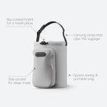 urnexttour Neck Pillow for Travel Memory Foam Design Models Pillows with Zero Eye Pressure 3D Eye Mask and Compact Bag Traveling Essentials Plane Car Flight Rest Sleeping Use Adult, Light Gray