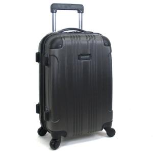 Kenneth Cole REACTION Out of Bounds Lightweight Hardshell 4-Wheel Spinner Luggage, Charcoal, 20-Inch Carry On