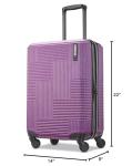 American Tourister Stratum XLT Expandable Hardside Luggage with Spinner Wheels, Power Plum, Carry-On 21-Inch