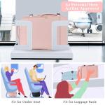 Sinaliy Large Travel Backpack for Women, 40L Travel Bag Personal Item Size, Laptop Backpacks, Waterproof Carry On Backpack with Packing Cubes for College Business Hiking Work Essentials, Pink