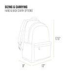 Carhartt 21L Classic Laptop Backpack, Water-Resistant Pack W/ 15" Laptop Sleeve and Organizational Compartments, PFAS Free, Marmalade