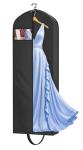 MISSLO 65" Long Garment Bags for Travel for Women Heavy Duty Dress Bags for Gowns 4" Gusseted Dress Protector Bag for Closet Storage Clothing Covers for Hanging Clothes Wedding Dresses Storage