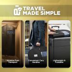 Garment Bag for Hanging Clothes - Travel Suit Bag Closet Covers for Men and Women - Long Dress, Mens Jackets, Coats, Shirts, Dance Clothing Protector, Zipper Hanger Wardrobe Dust Cover (42 Inch)