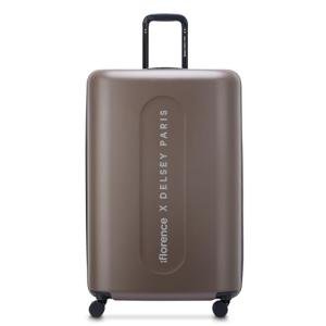 florence by mills Catch Flights Hardside Expandable Luggage with Spinner Wheels, Chestnut, Checked-Large 29 Inch