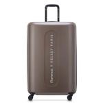 florence by mills Catch Flights Hardside Expandable Luggage with Spinner Wheels, Chestnut, Checked-Large 29 Inch