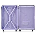 florence by mills Catch Flights Hardside Expandable Luggage with Spinner Wheels, Chestnut, Checked-Large 29 Inch