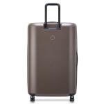 florence by mills Catch Flights Hardside Expandable Luggage with Spinner Wheels, Chestnut, Checked-Large 29 Inch