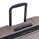 florence by mills Catch Flights Hardside Expandable Luggage with Spinner Wheels, Chestnut, Checked-Large 29 Inch