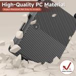 Lightweight 22 Carry on Luggage, Hard Shell Suitcase with 360°Spinner Wheels, Airline Boarded Suitcase & LSA Lock Dual Zippers