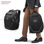 Swissdigital Design TSA Business Laptop Backpack For Men,Travel Backpack With USB Charging Port,College Tech Backpacks With RFID Pockets Presents For Men Fits 15.6 Inch Computer | TERABYTE