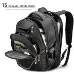 Swissdigital Design TSA Business Laptop Backpack For Men,Travel Backpack With USB Charging Port,College Tech Backpacks With RFID Pockets Presents For Men Fits 15.6 Inch Computer | TERABYTE