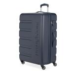 SwissGear 7366 Hardside Expandable Luggage with Spinner Wheels, Navy, Checked-Large 27-Inch