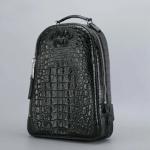 madun New   crocodile leather  male backpack  male  business men backpack  large capacity  outdoor  Travel bag