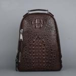 madun New   crocodile leather  male backpack  male  business men backpack  large capacity  outdoor  Travel bag