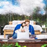 KUCEY Cooling Side Sleeper Pillow for Neck and Shoulder Pain, Luxury Shredded Memory Foam Curved Bed Pillows for Sleeping Set of 1- Adjustable Travel Pillow Size- Washable Cover Crescent White