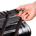 SwissGear 7272 Energie Expandable Hardside Luggage With Spinner Wheels and TSA Lock, Black, Checked-Medium 24-Inch