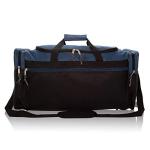 DALIX 25" Extra Large Vacation Travel Duffle Bag in Navy and Black