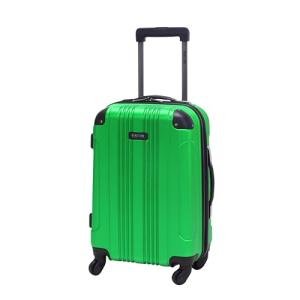 Kenneth Cole REACTION Out of Bounds Lightweight Hardshell 4-Wheel Spinner Luggage, Kelly Green, 20-Inch Carry On
