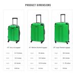 Kenneth Cole REACTION Out of Bounds Lightweight Hardshell 4-Wheel Spinner Luggage, Kelly Green, 20-Inch Carry On
