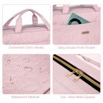 BALULHG Toiletry Bag for Women, Travel Toiletry Bag with Hanging Hook Makeup Organizer, Waterproof Large Capacity Travel Bag for Accessories, Shampoo, Full Sized Container, Toiletries,Pink