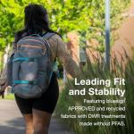 Osprey Proxima 30L Campus Laptop Backpack - Organized Everyday Pack with Tech Storage, Water Bottle Pockets, and Comfortable Carry - Perfect for School, Commute, and Travel, Firestarter Orange