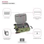 SwissGear Sion Softside Expandable Luggage, Evergreen, Carry-On 21-Inch