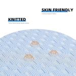 Crisonky Travel and Camping Pillow- Compressible Medium Firm Memory Foam Pillow with Carry Bag for Backpacking & Airplane, Lumbar Support. Breathable Cooling Fabric, Washable Pillowcase (Wathet Blue)