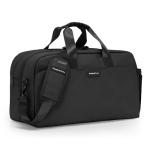 Traveler's Choice Wanderbout 27L Duffel Bag for Travel, Black, 19-Inch