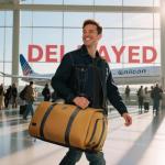 WELKINLAND 2-Suit Garment Duffle Bags for Travel Men, 60L-Large Carry on Garment Duffel Bag, Convertible Garment Duffel Bag w/Shoe Compartment, Foldable Garment Bags for Hanging Clothes Travel