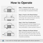 Puroma 2 Pack Luggage Locks TSA Approved, TSA Locks for Luggage Travel Lock Black Resettable Combination Zinc Alloy for Suitcase, Backpack, Laptop Bag, Gym Locker, Toolbox