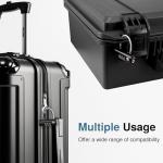 Puroma 2 Pack Luggage Locks TSA Approved, TSA Locks for Luggage Travel Lock Black Resettable Combination Zinc Alloy for Suitcase, Backpack, Laptop Bag, Gym Locker, Toolbox