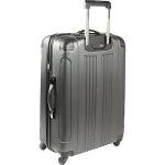 Kenneth Cole REACTION Out of Bounds Lightweight Hardshell 4-Wheel Spinner Luggage, Charcoal, 28-Inch Checked